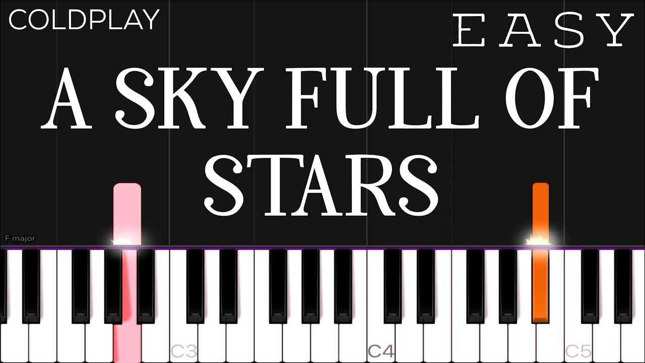 Coldplay - A Sky Full Of Stars | EASY Piano Tutorial