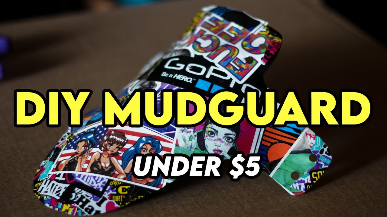 DIY MTB Mudguard Under $5