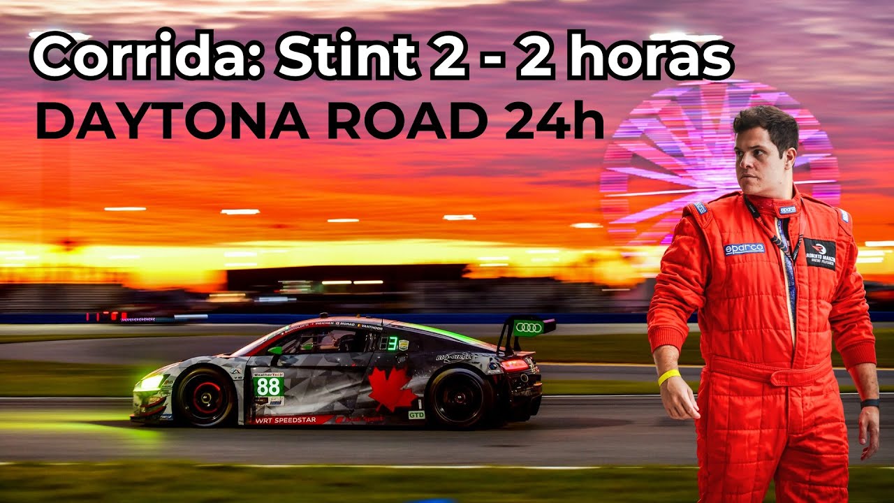 Segundo Stint de 2 horas - 24 horas de Daytona Road pela  @worldsimserieslive