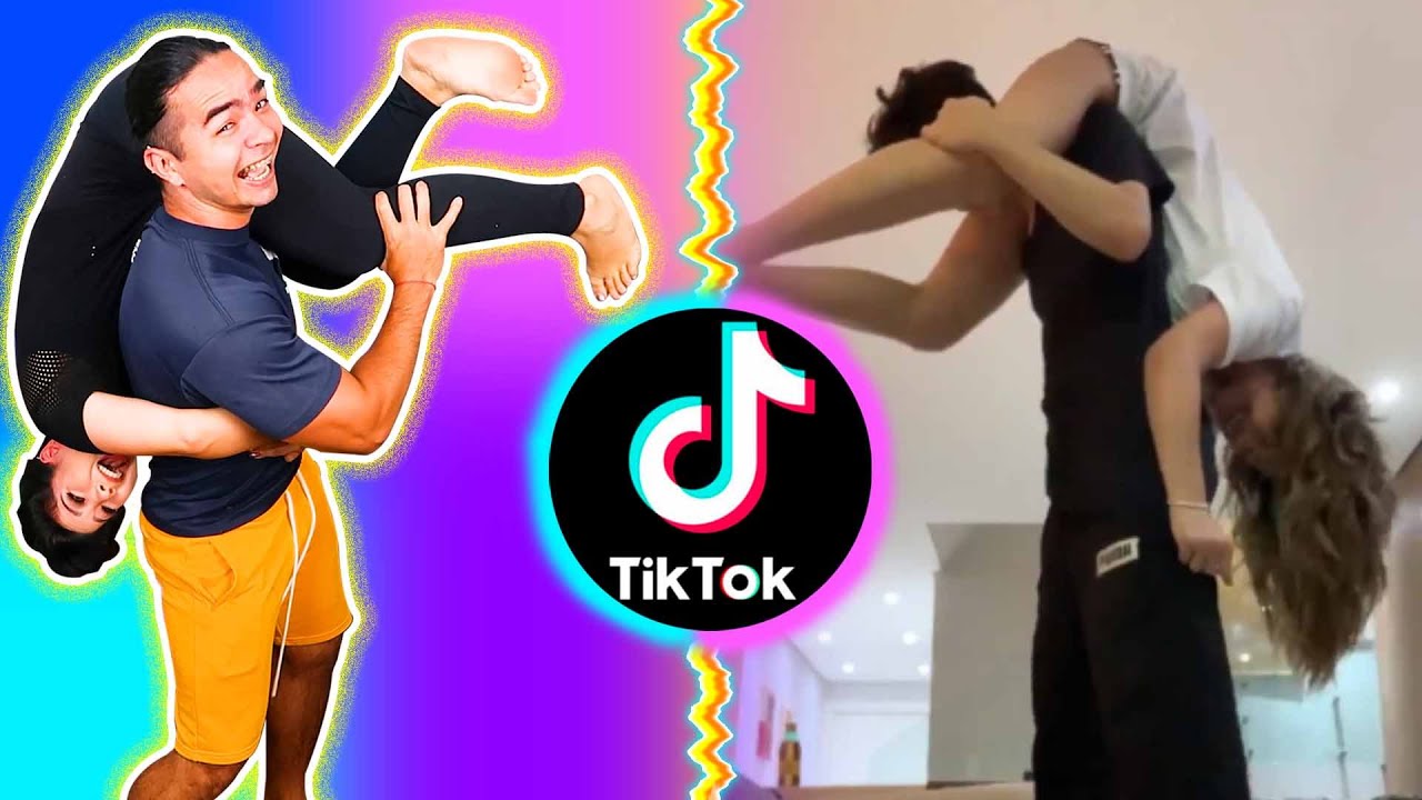 RECRIANDO TIKTOK DE CASAL NÍVEL HARD ( ficamos sem ar haha 😂) | Maru e Bomba