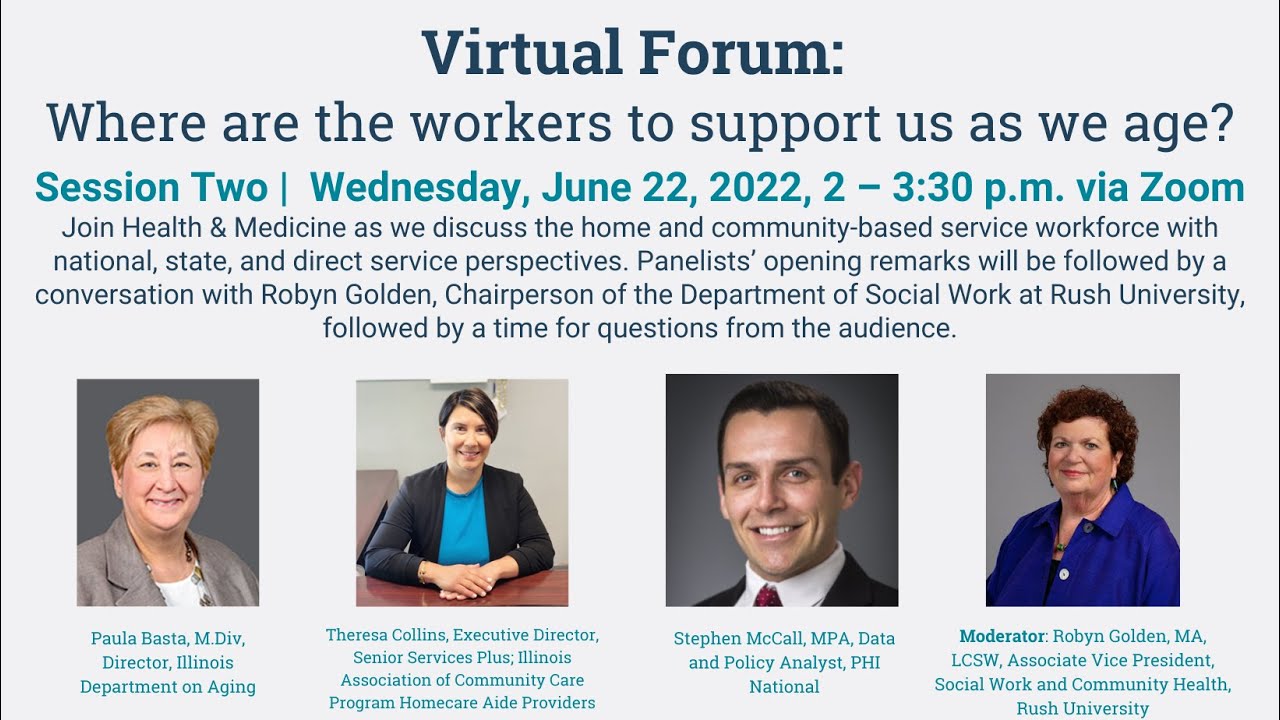 Session Two: Where are the workers to support us as we age?