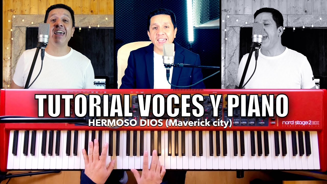 TUTORIAL DE VOCES Y PIANO  - HERMOSO DIOS (Maverick city)