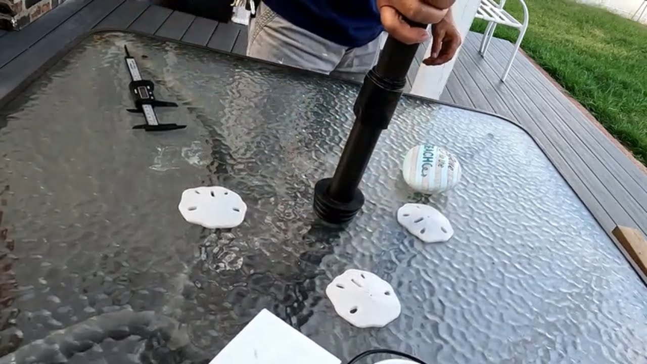 Patio table Umbrella wedge