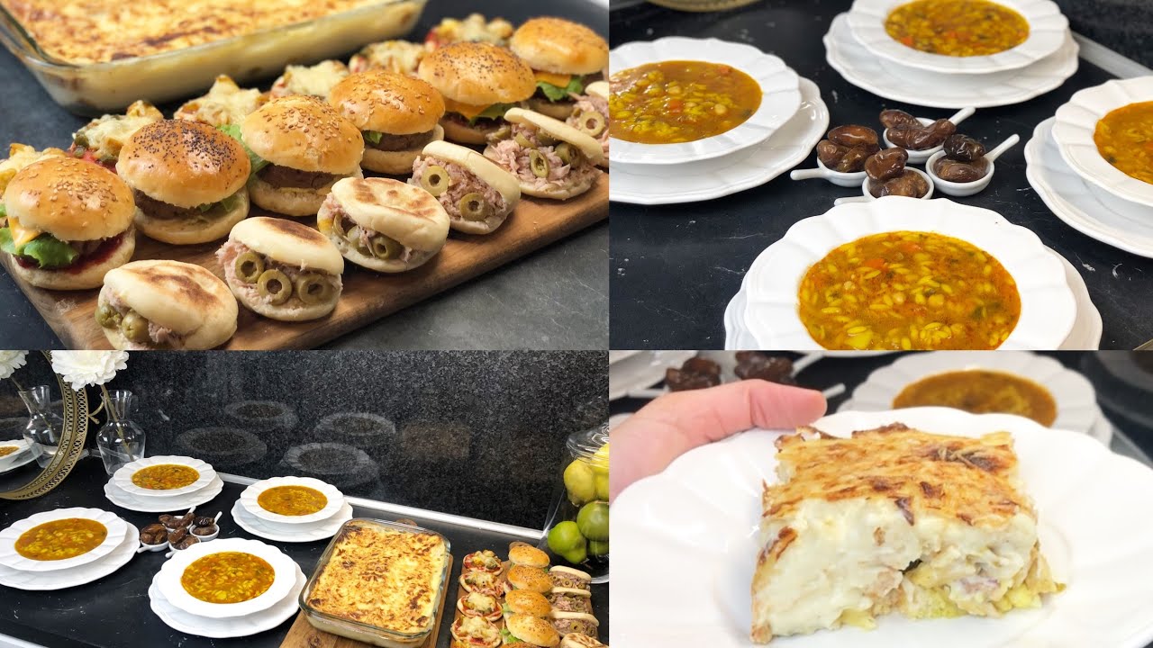 #Ramadan Gratin Express recette chourba et pains farcis💫RAMADAN 2021