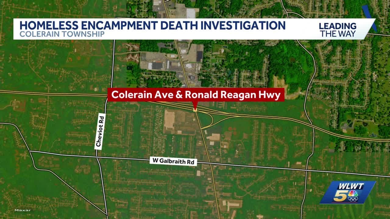 Police: 1 dead after fire near exit ramp of Ronald Reagan Highway in Colerain Township