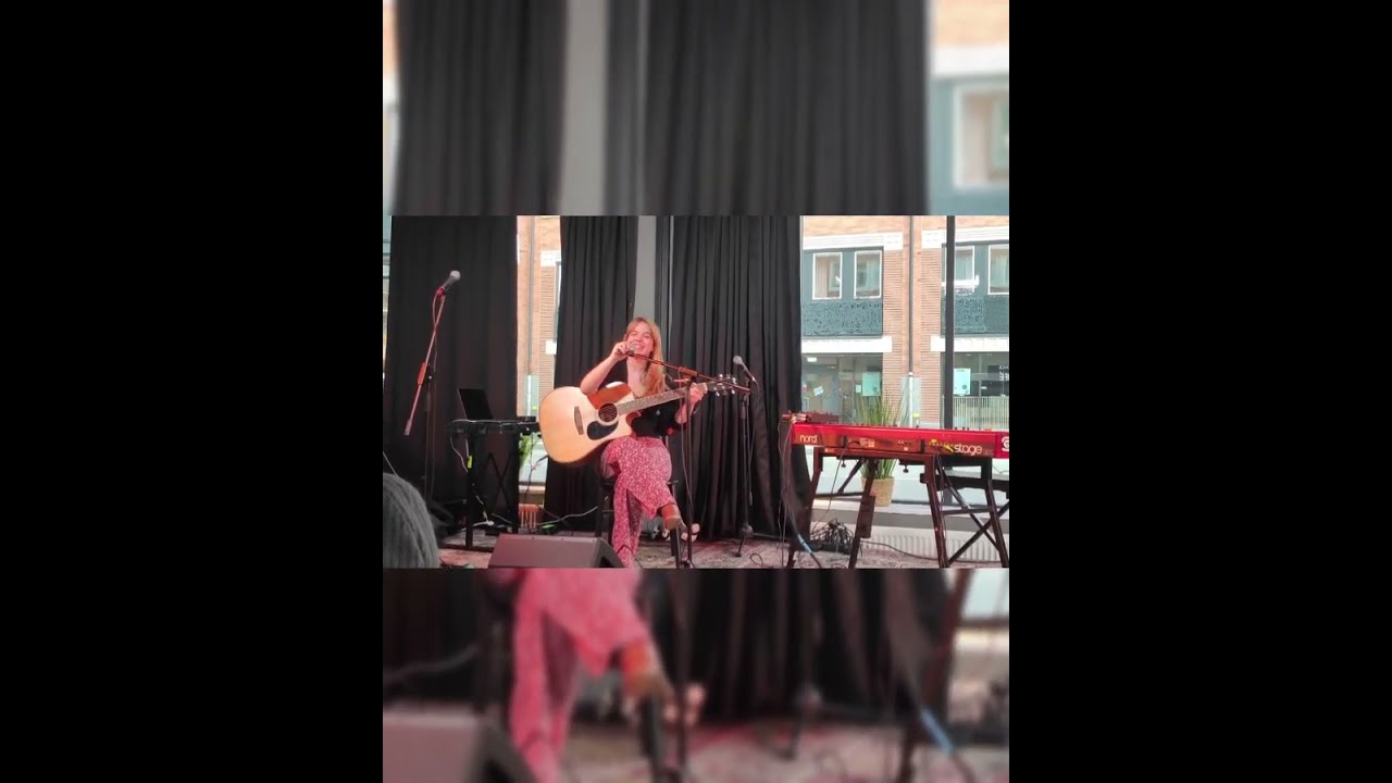 Tara - First ever public performance as singer/songwriter