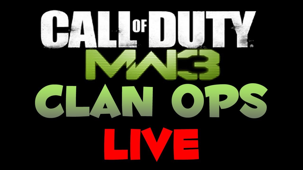 Modern Warfare 3: Live Stream - Domination Clan Ops