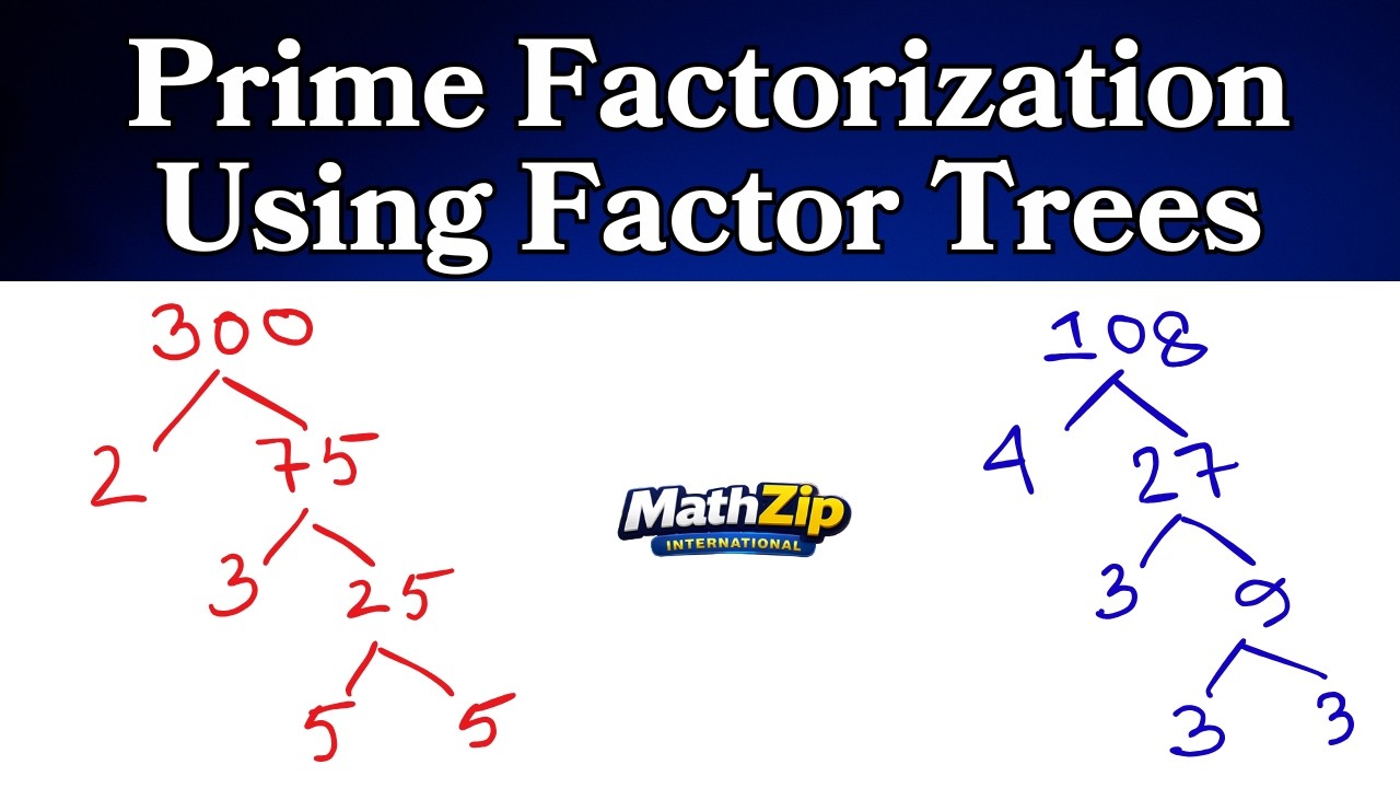 Cambridge Learners Book Grade 8 Math | Ex-1.1 (Q1-3)  Prime Factorization Using Factor Trees