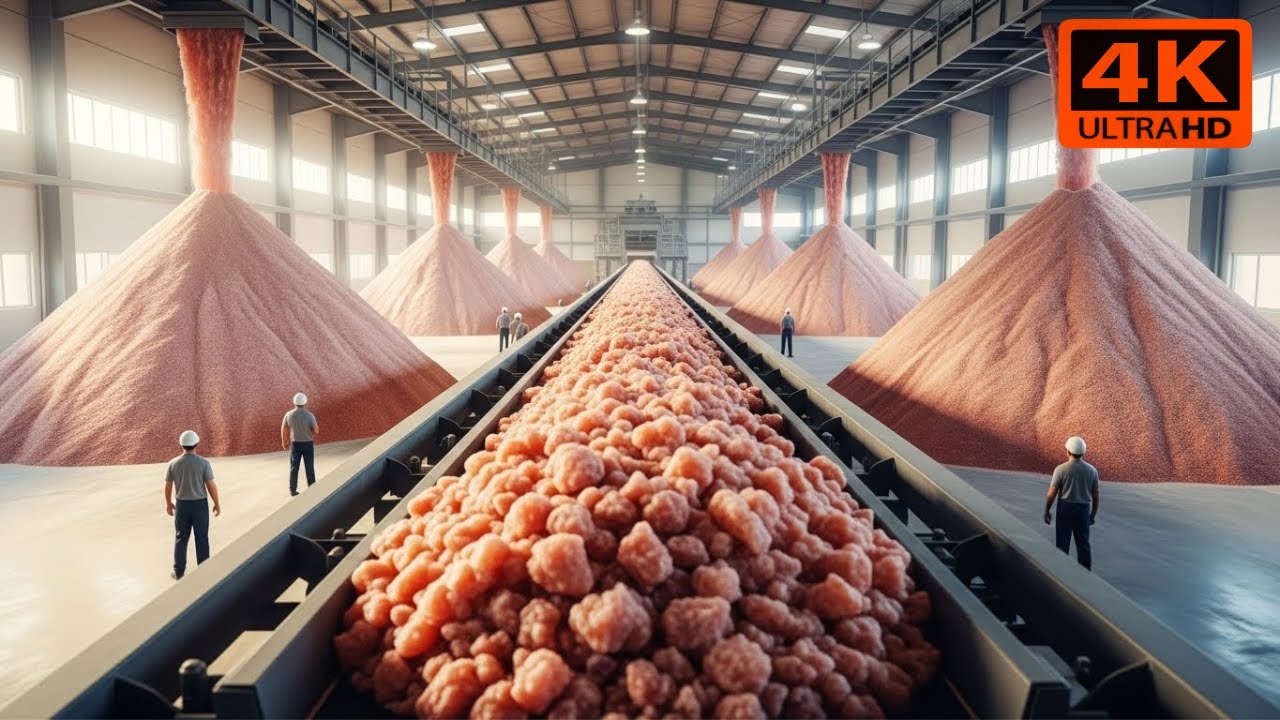 Inside A Modern Himalayan Pink Salt Factory | Amazing Production Process