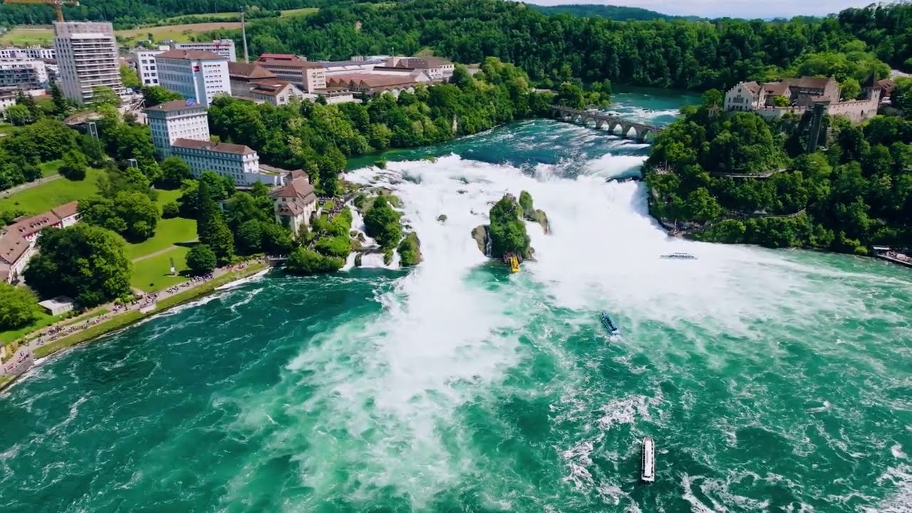 Rheinfall Switzerland by MaxBasovsky Designer