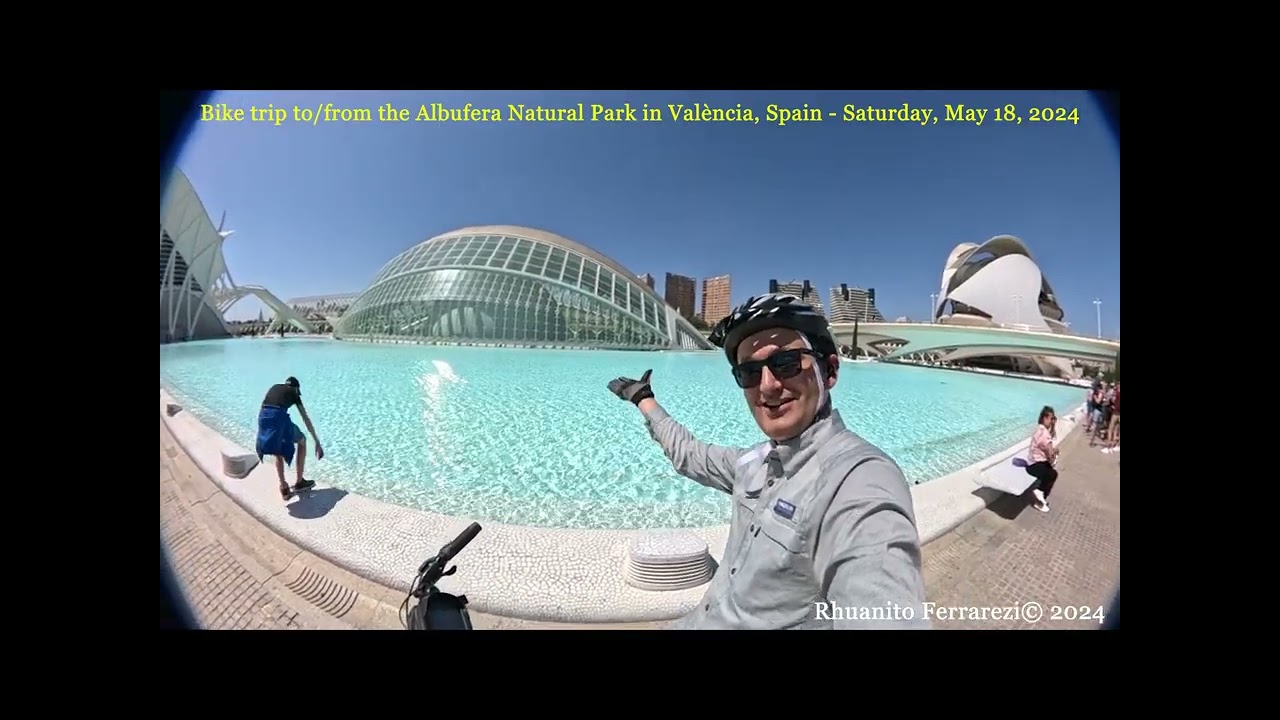 Bike trip to/from the Albufera Natural Park in South Val&egrave;ncia, Spain - Saturday, May 18, 2024