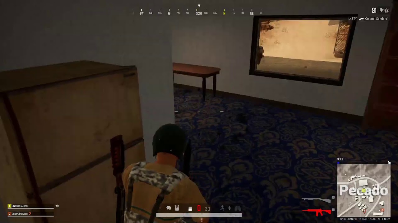 109209184102741827401847年ぶりにpubgをやる３６歳