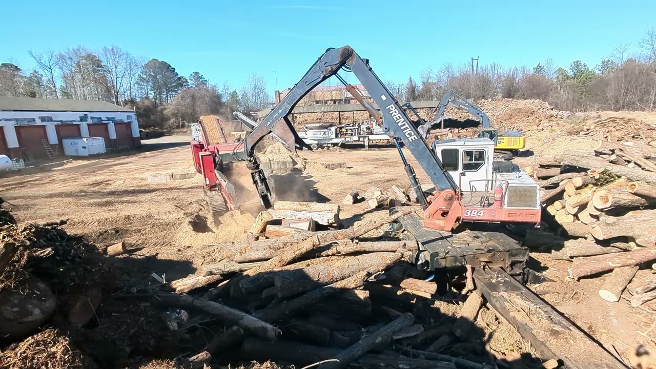 4k ASMR GRIND Time! BANDIT Beast 4680 making wood chips! Episode 9