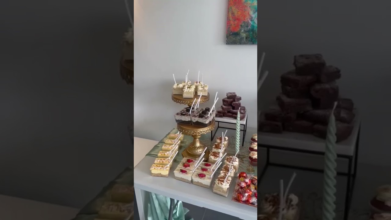 Eid Dessert table ⭐️🌙 #fyp #desserts #dessertlovers #eiddecorationideas #eiddessert