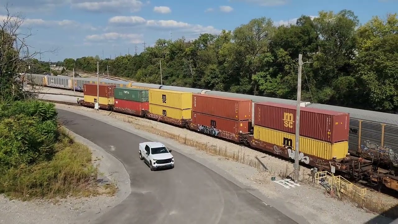 Csx Mixed Freight Train 161 Cars