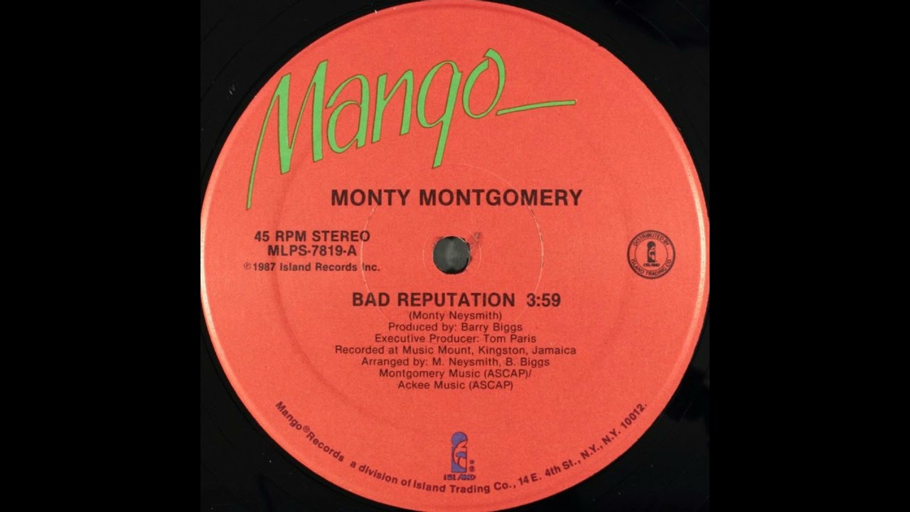 Monty Montgomery - Bad Reputation