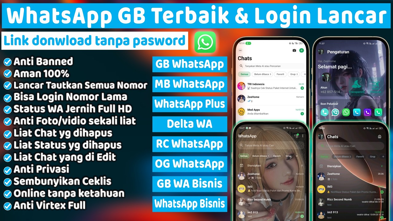 Последняя версия WhatsApp для Великобритании, беспроблемный вход в систему ⚡Лучший мод WA 2026