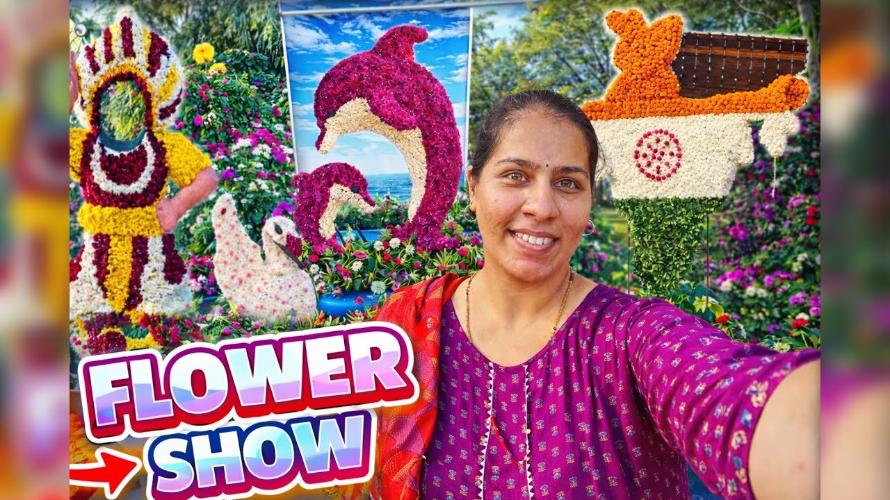 Flower show 2026 | Exploring the Flower Show 🌺 at Sirsi #newvlog #flowershow 