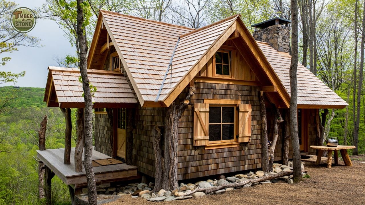 365 Days In The Wild: He Built A Beautiful Home With Only Recycled Wood