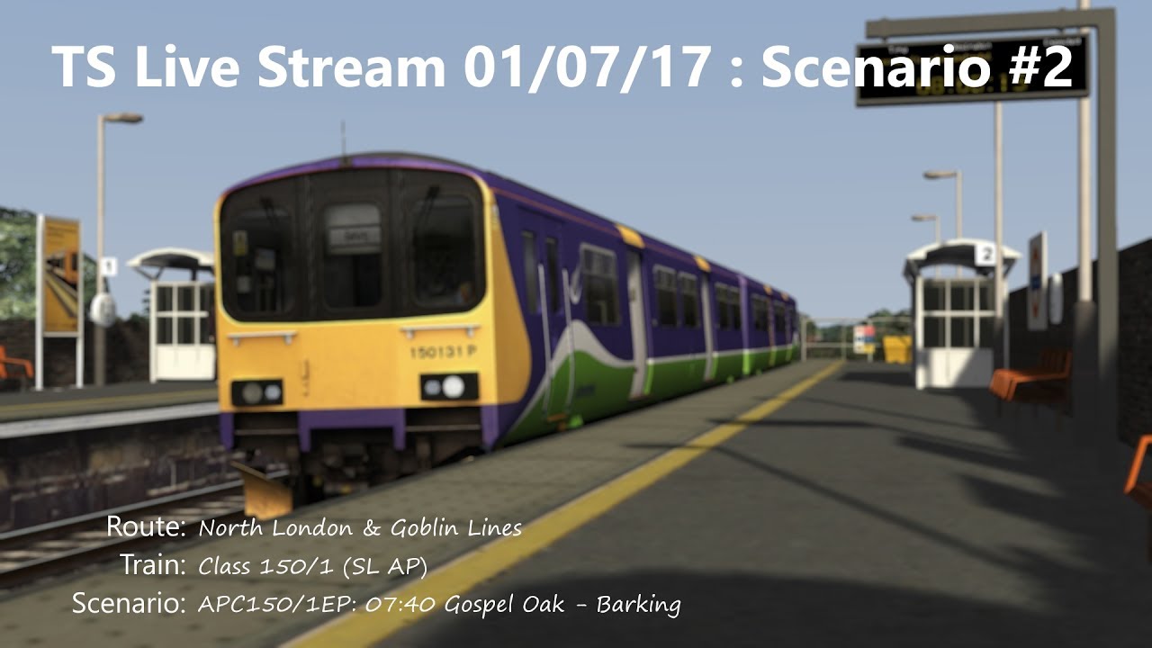APC150/1EP: 07:40 Gospel Oak - Barking (Livestream 01/07/17)