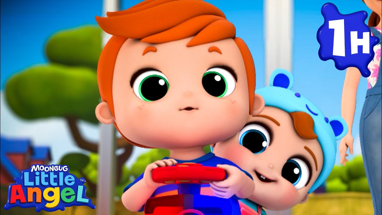 OOPS! Boo Boo Rescue Kids Song | Little Angel | Melody Time: Moonbug Kids Songs