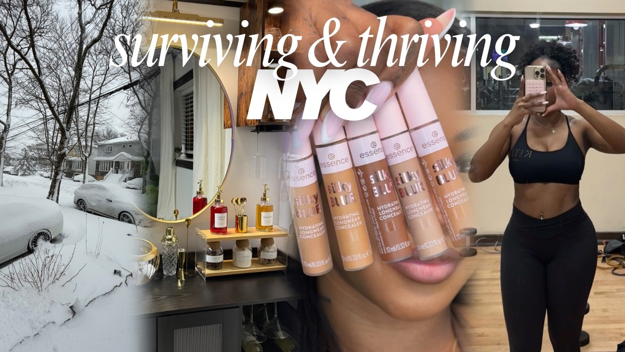 EP 2 - SURVIVING NYC | Snow Storm | Filming a Campaign | Apartment Updates | Errands + Shopping