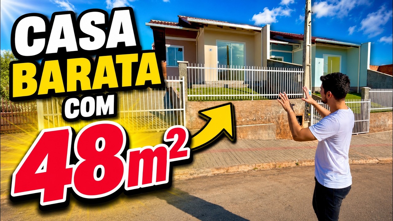 O preço e a qualidade desta casa de 40m² me surpreenderam.