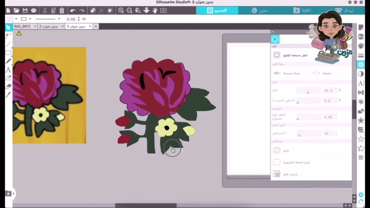 ميزة جميلة في برنامج Silhouette