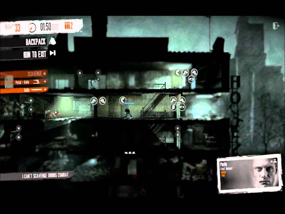 This War of Mine: Hotel with bandits, only knife