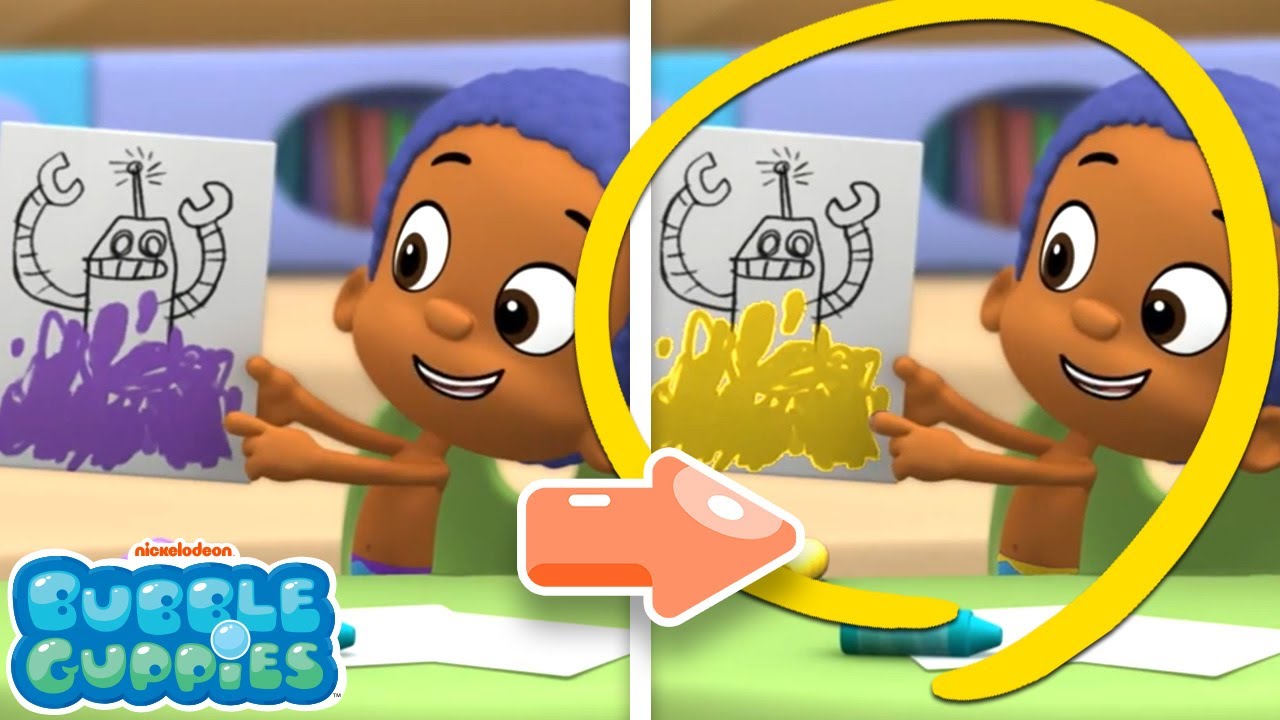 Back to School Spot the Difference! ✏️  | Bubble Guppies