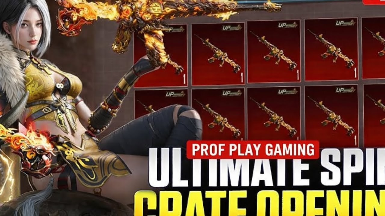 Ultimate Spin Crate Opening 🔥 Finally Got Mythic Gun | PUBG Mobile