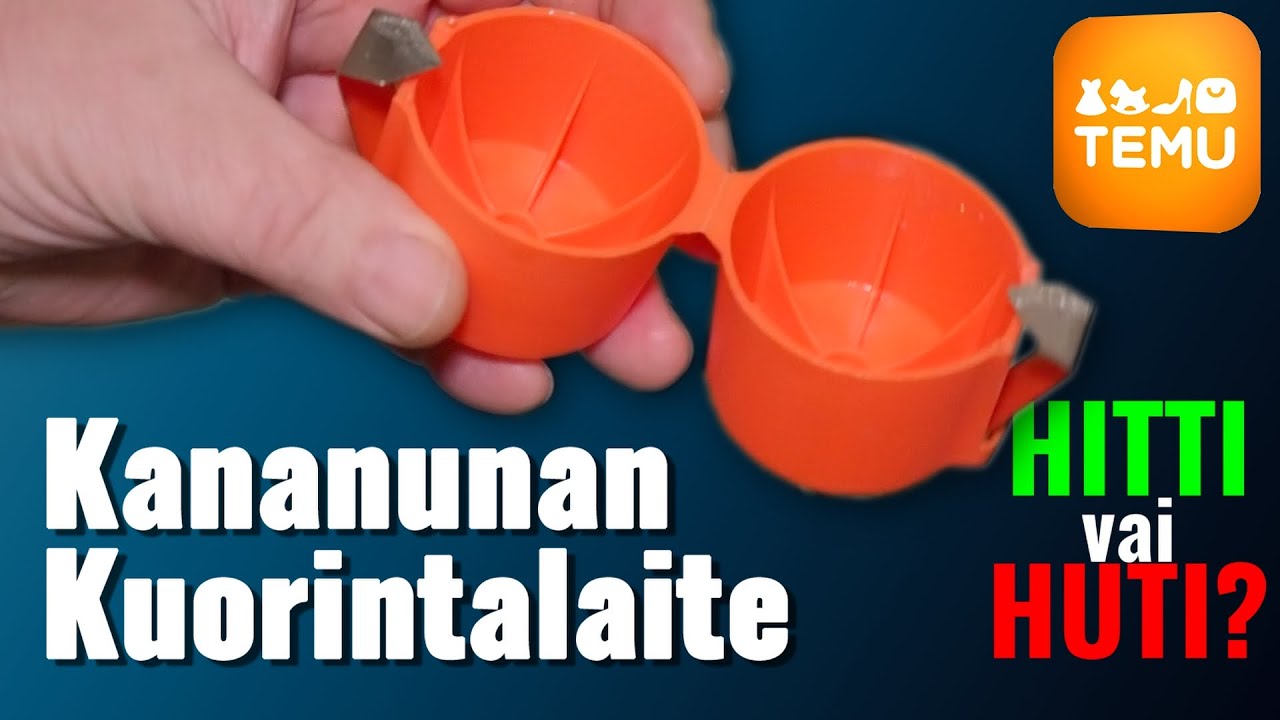 Temun Keitetyn Munan Kuorintalaite - Hitti vai Huti