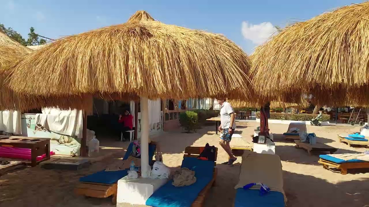 Отличный пляж отеля Ghazala Gardens 4 Шарм Эль Шейх. Египет