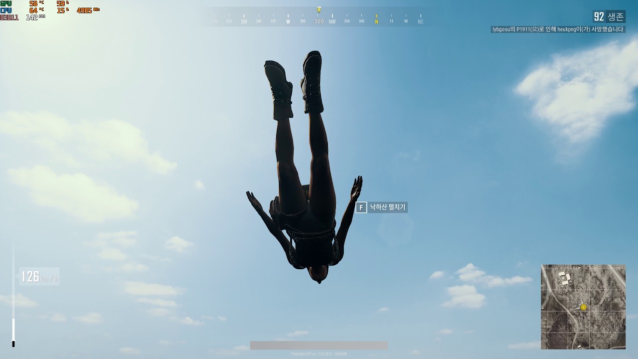 [Battlegrounds][PUBG Ultra] 144 Fps defense. 8700k@5Ghz + gtx1080 Frame rate in 1080p  /배그 프레임