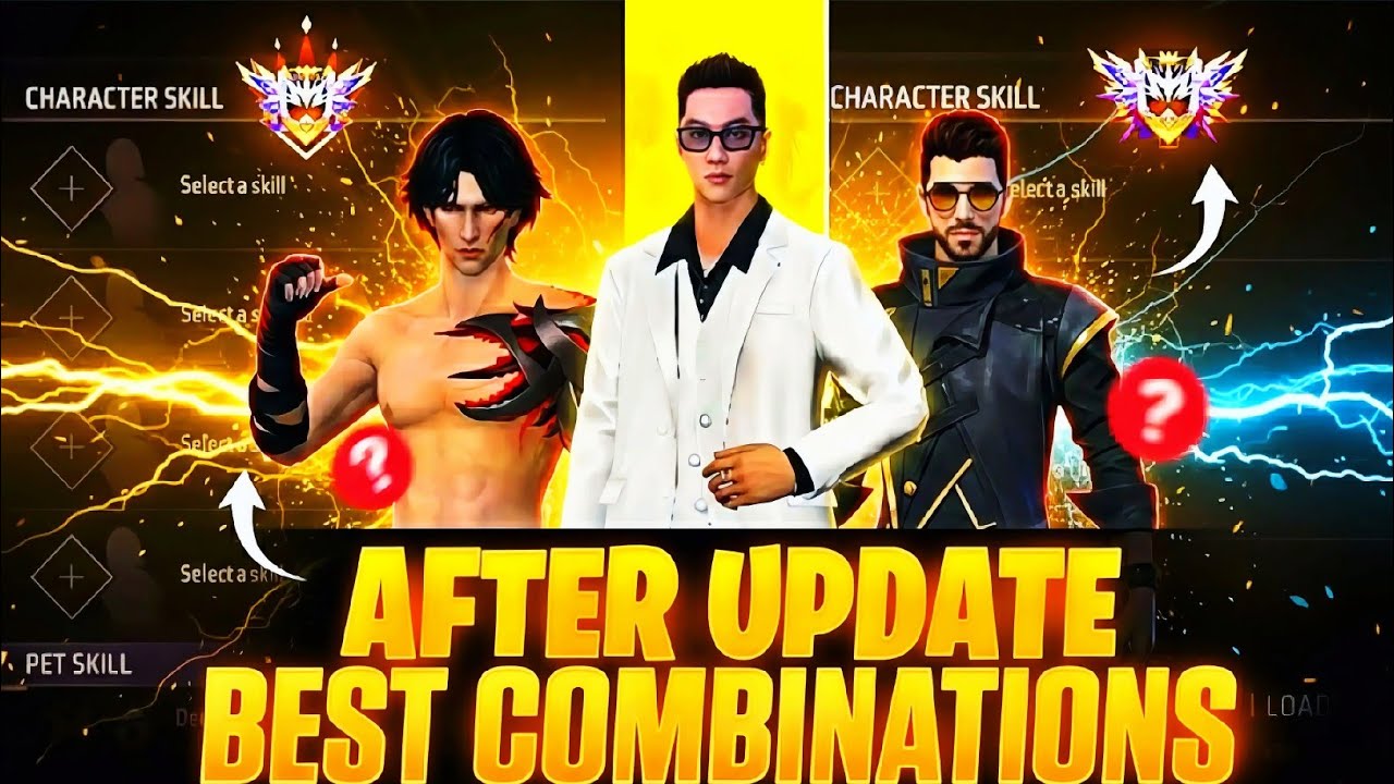 After Update 🔥 Best Character Combination | After Update Best skill combination 