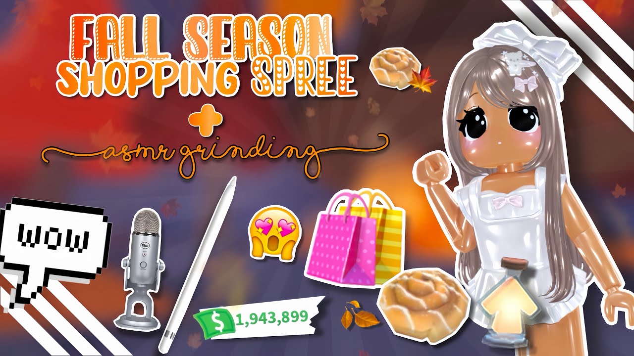 Adopt Me ASMR GRINDING & FALL SEASON SHOPPING 🍁🤍