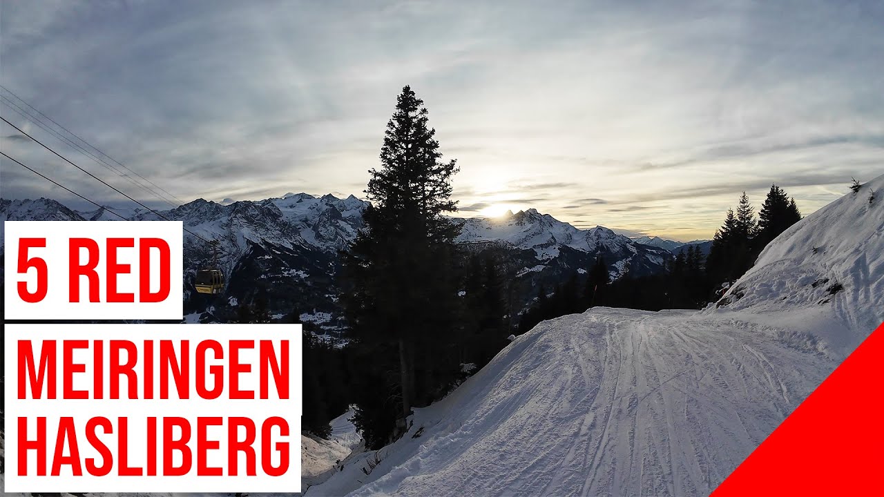 Meiringen-Hasliberg, 5 🔴 RED (Käserstatt - Bidmi, Last Run of the Day) #2 🇨🇭