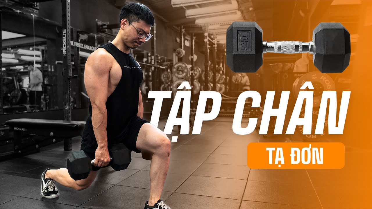 TẬP CHÂN với dễ dàng chỉ với TẠ ĐƠN | 1 Tuần Tạ Đơn | Legs Dumbbell Workout | SHINPHAMM