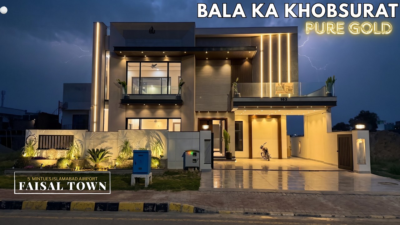 Triplex Story 1 Kanal ( ULTIMATE BOSS OF DESIGN & LOCATION ) House 🏡 For Sale! 5 Mnts To ISB AIRPORT