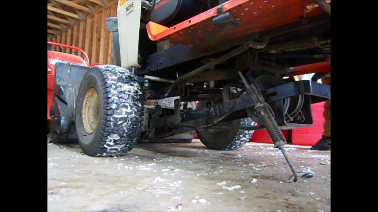 Simplicity snow blower install