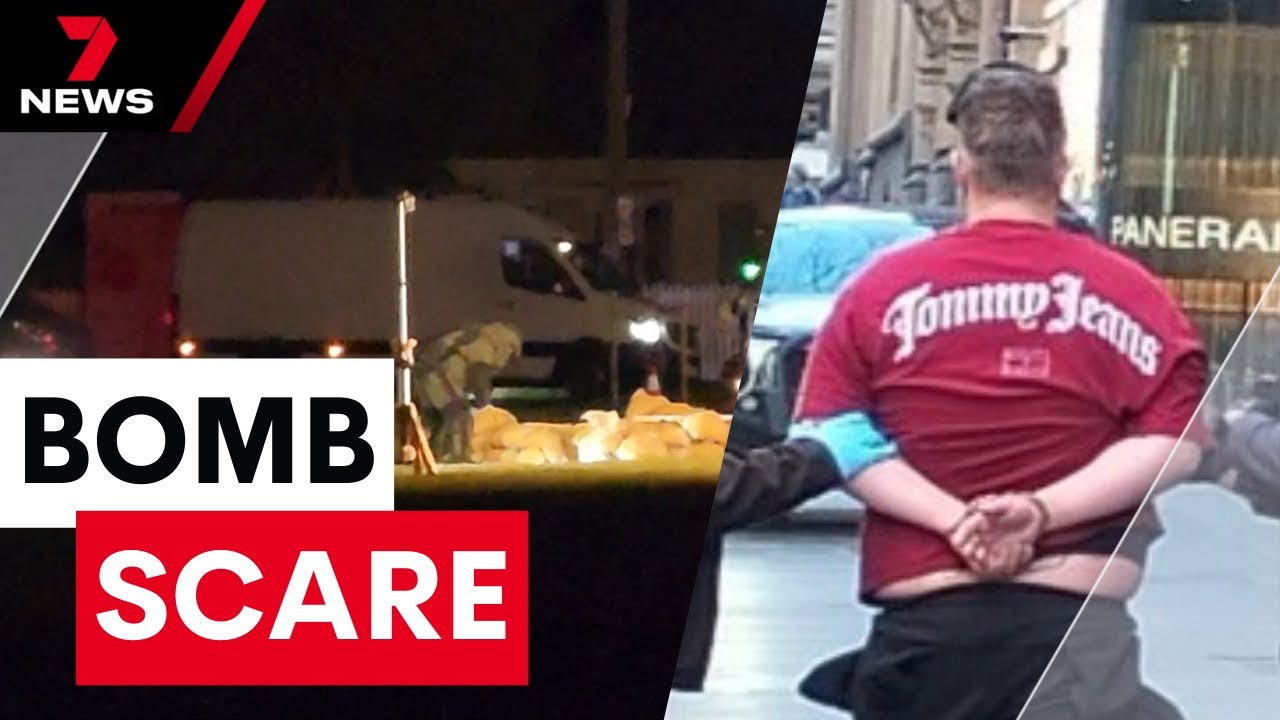 Accused bomb maker behind bars after Collins Street scare | 7 News Australia