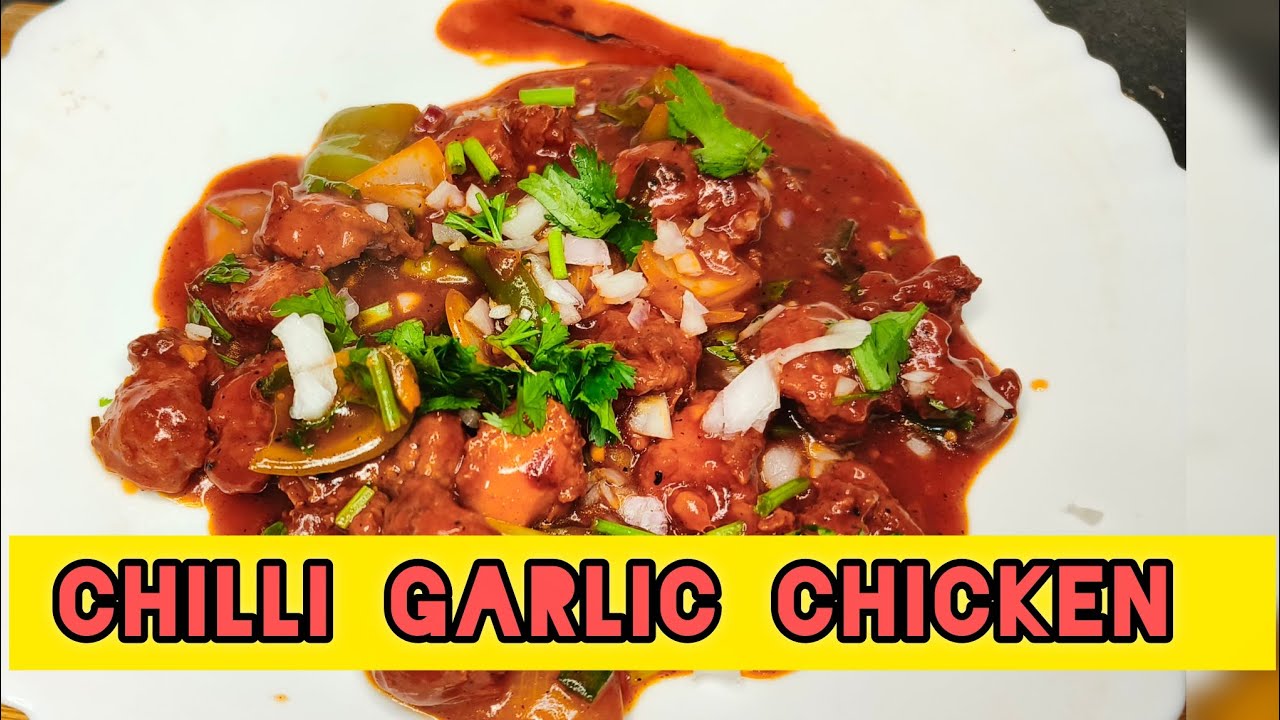 Chilli Garlic Chicken | Spicy Indo-Chinese Chicken Recipe | Restaurant Style at Home