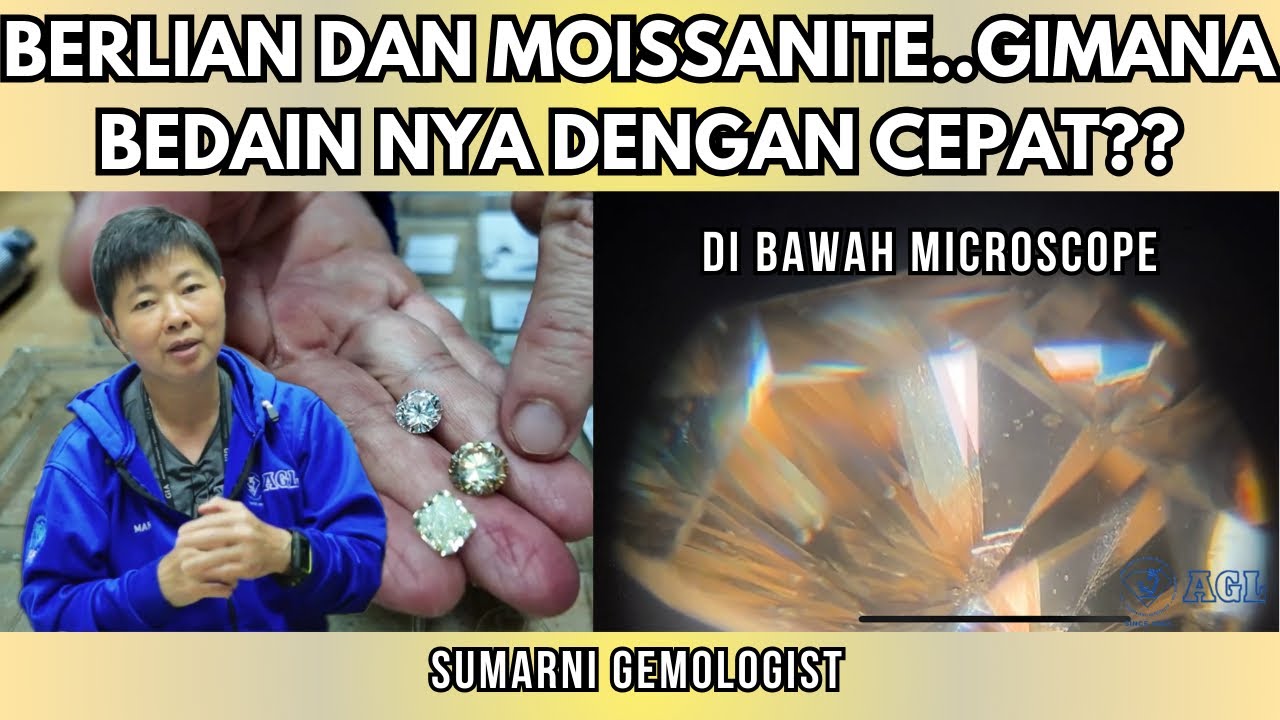 CARA PRAKTIS MEMBEDAKAN BERLIAN DAN MOISSANITE