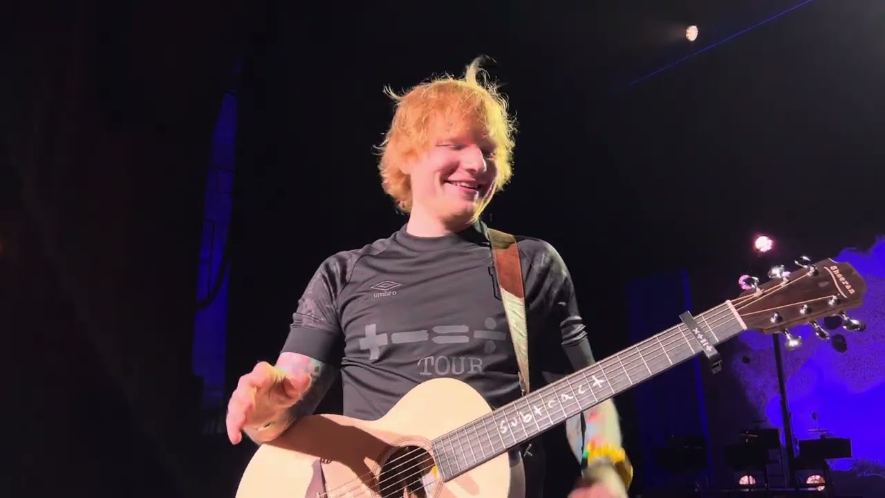 Ed Sheeran at the Shrine September 22, 2023