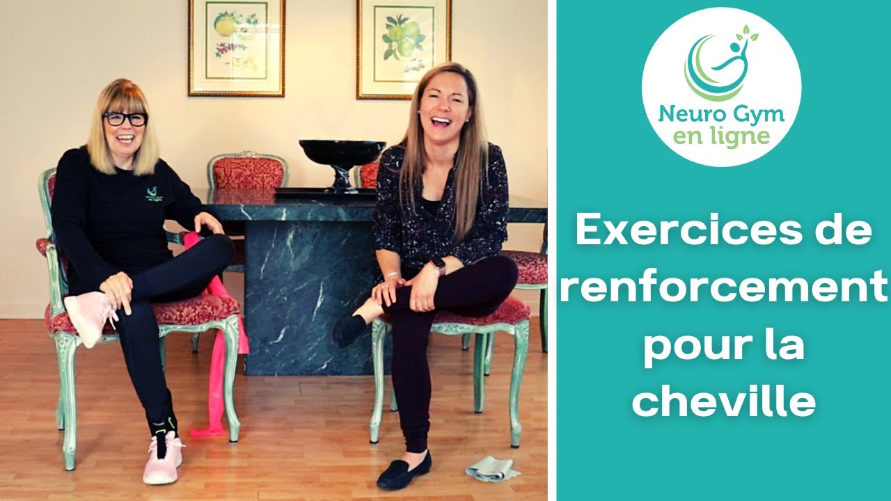 Exercices de renforcement pour la cheville/ post-entorse/ proprioception