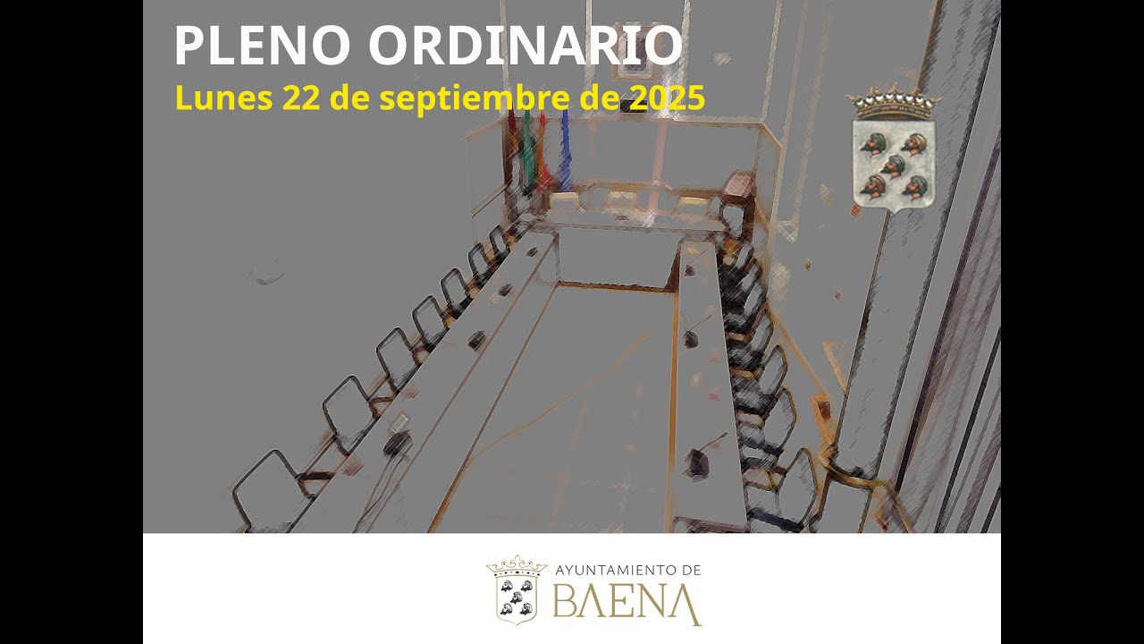 Pleno Ordinario 22/09/2025