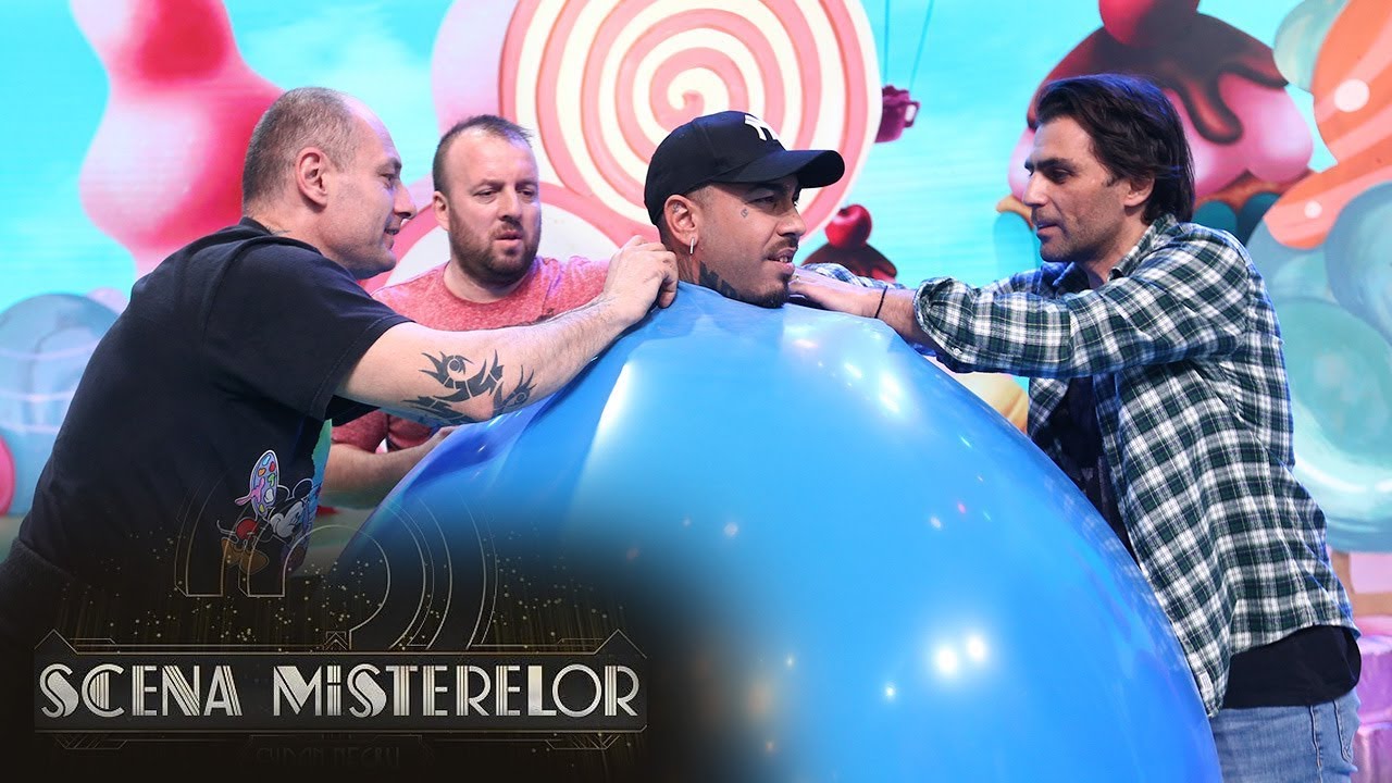Alex Velea și Antonia au intrat într-un balon uriaș, la Scena Misterelor!