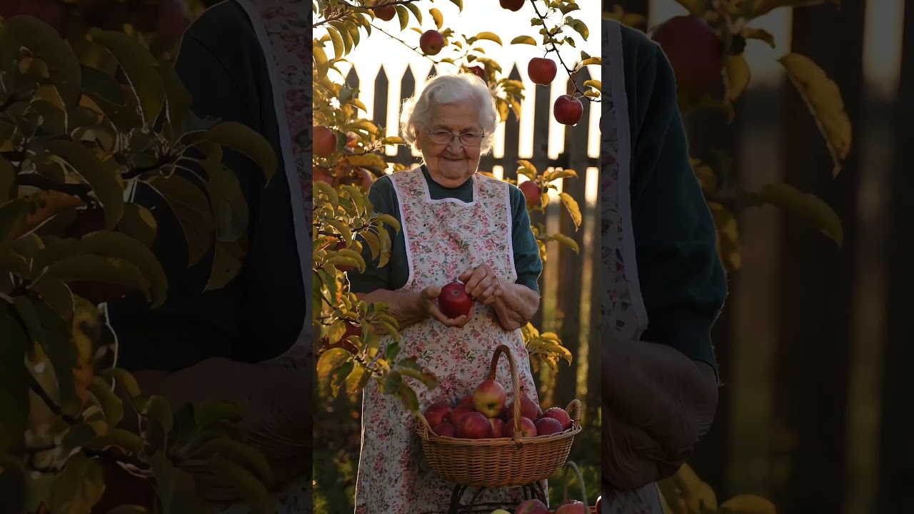 Village Grandma&rsquo;s Crisp Apple Harvest! 🍏 #rurallife