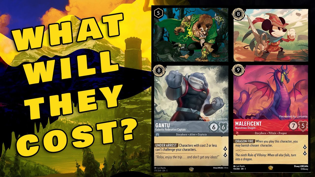 How Much Could Cards Cost in Disney Lorcana - Supply and Demand Pt 1