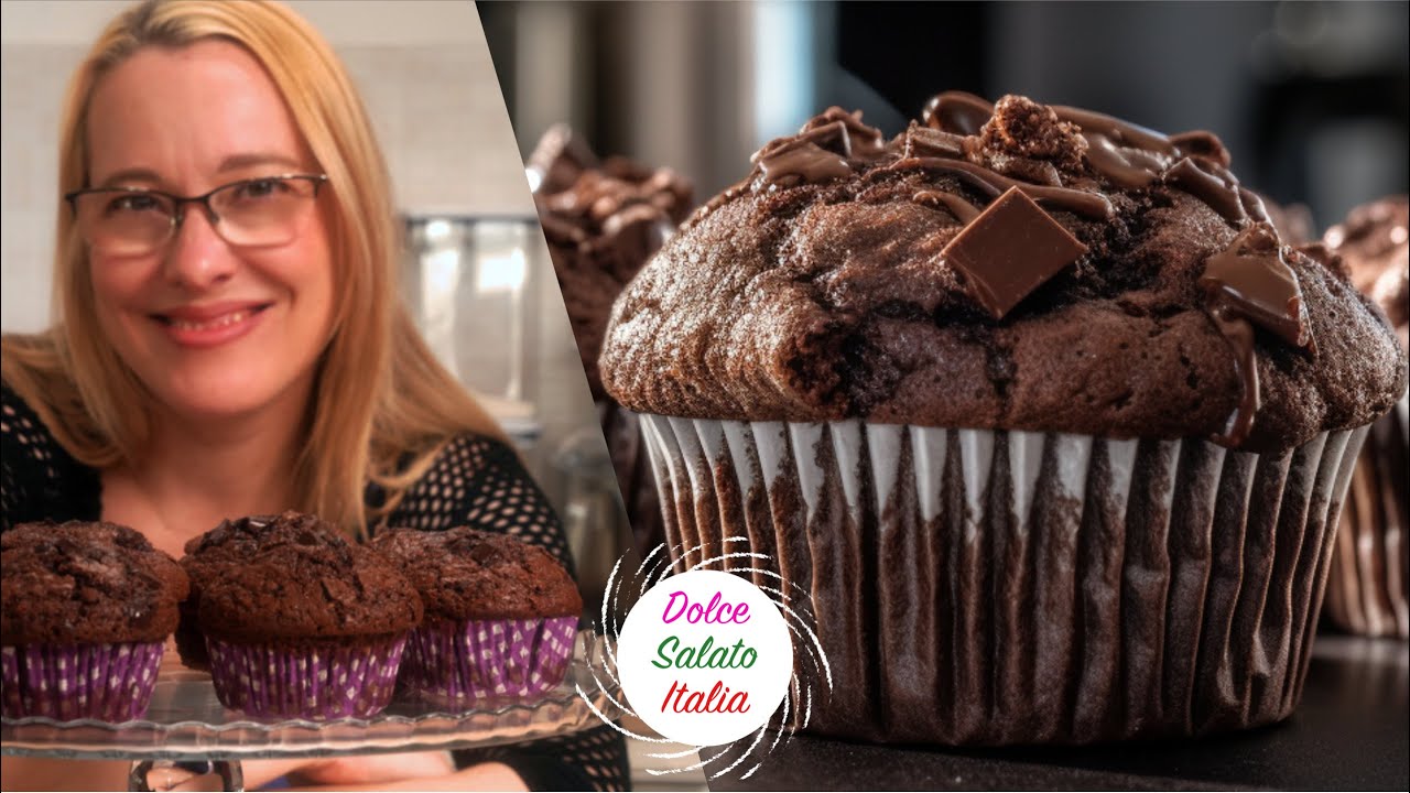 Muffin al Cioccolato 🍫🧁 Senza Burro, Soffici e FACILI